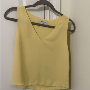 Aritzia Babaton Light Yellow Camisole Top Size XS